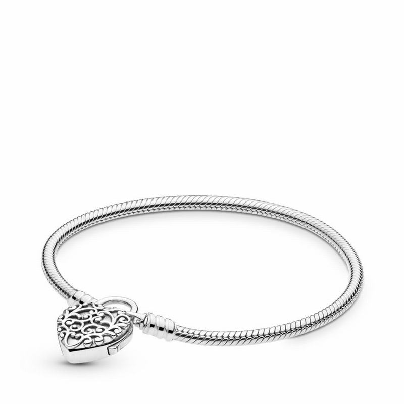 Pandora Smooth Padlock Bracelet Silver Egypt MR5137269